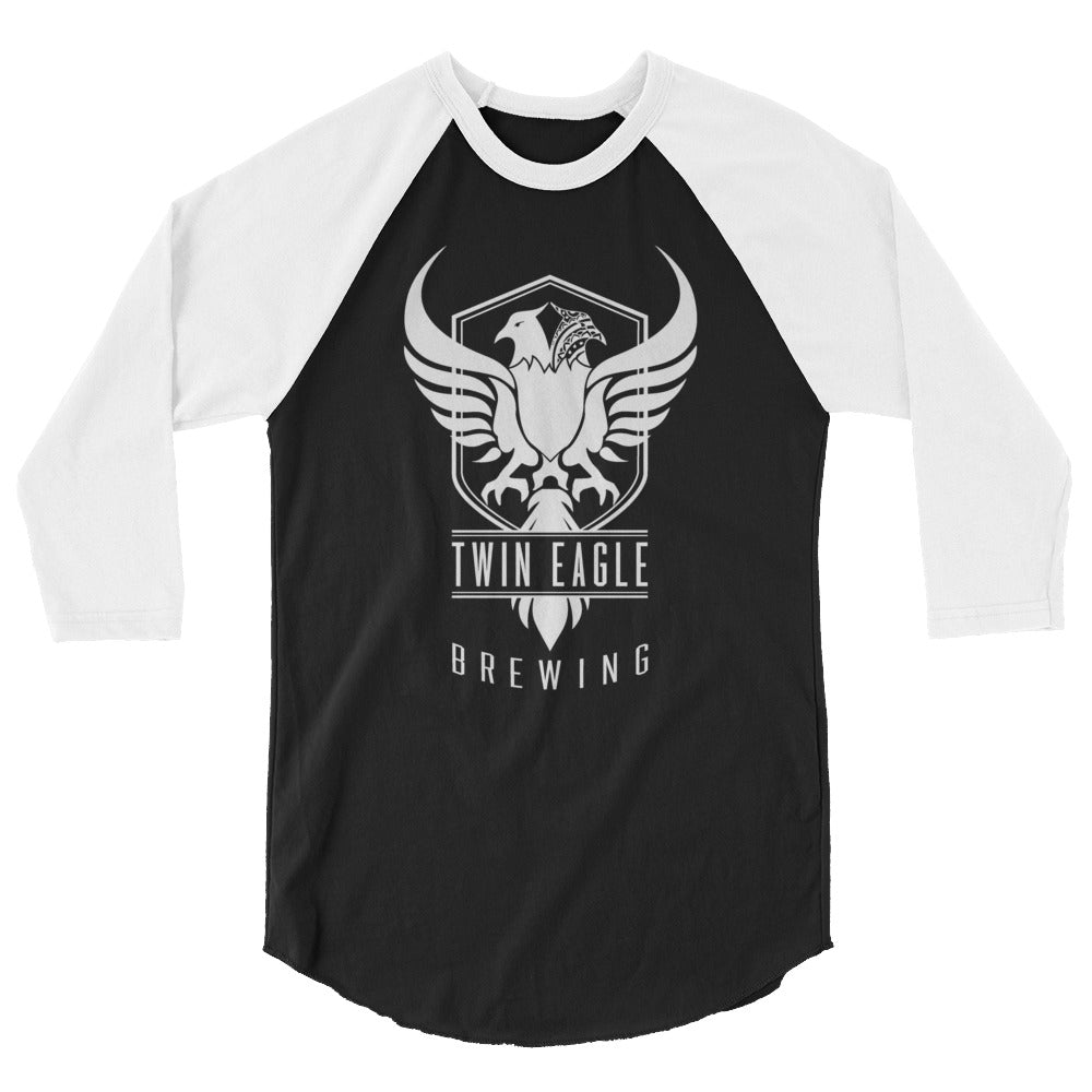 Twin Eagle Brewing 3/4 Sleeve Logo Baseball T-Shirt