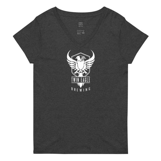 Twin Eagle Brewing Ladies' Recycled V-Neck T-Shirt