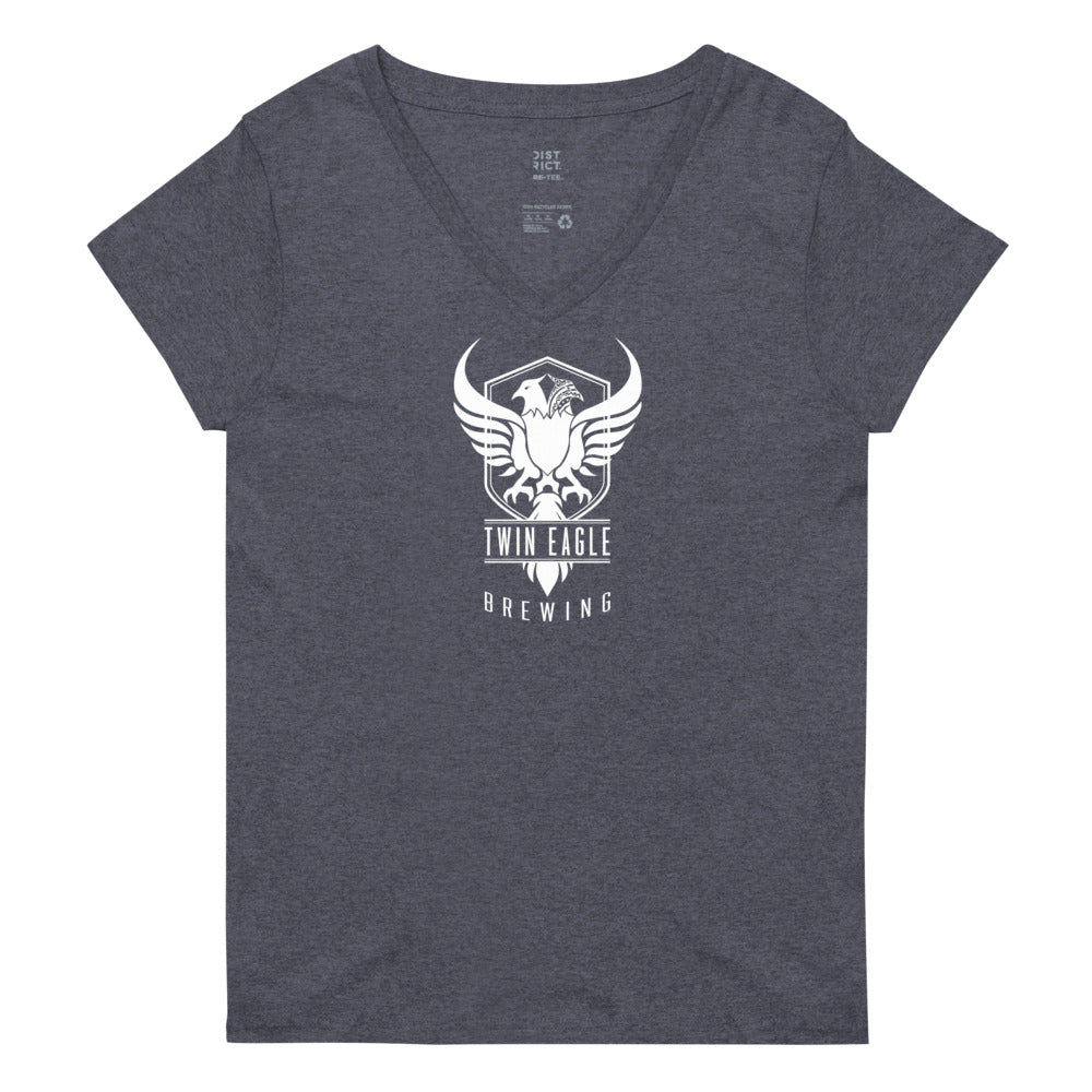 Twin Eagle Brewing Ladies' Recycled V-Neck T-Shirt