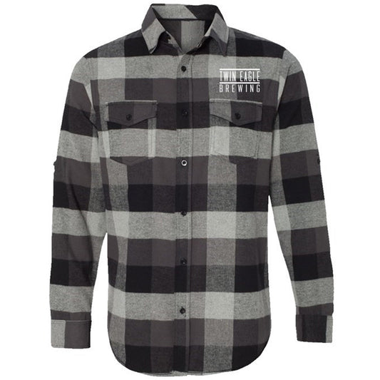 Twin Eagle Brewing Embroidered Flannel Shirt