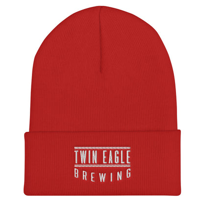 Twin Eagle Brewing Embroidered Cuffed Beanie